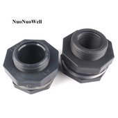 1 vnt 1/2"-1" 20-32 mm PVC vandens rezervuaro jungtys Akvariumo žuvų rezervuaro adapteris Vandens nutekėjimo įsiurbimo jungtis UPVC vamzdžio išleidimo jungtis