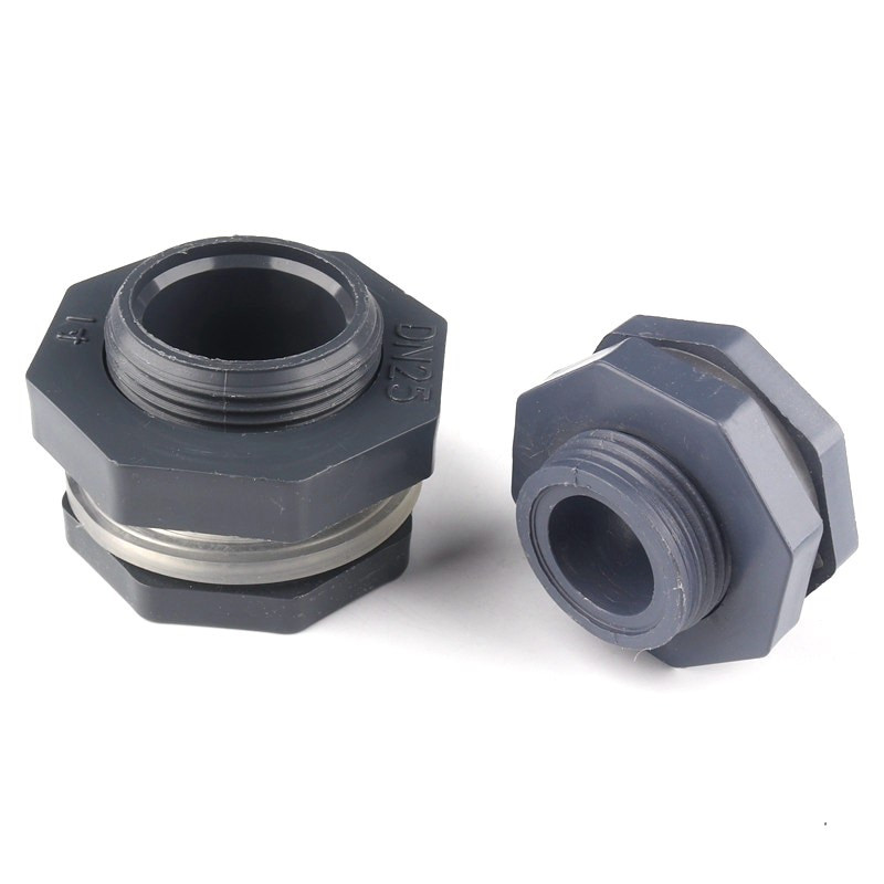 1 vnt 1/2"-1" 20-32 mm PVC vandens rezervuaro jungtys Akvariumo žuvų rezervuaro adapteris Vandens nutekėjimo įsiurbimo jungtis UPVC vamzdžio išleidimo jungtis