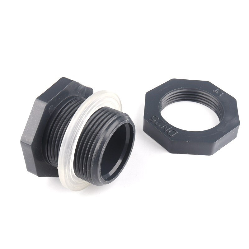 1 vnt 1/2"-1" 20-32 mm PVC vandens rezervuaro jungtys Akvariumo žuvų rezervuaro adapteris Vandens nutekėjimo įsiurbimo jungtis UPVC vamzdžio išleidimo jungtis