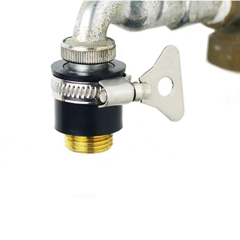 Univerzális vízcsap adapter 1/2" menetes tömlőszerelvény Kerti öntözés átvitelre alkalmas 15-20mm átmérőjű csap 1 db