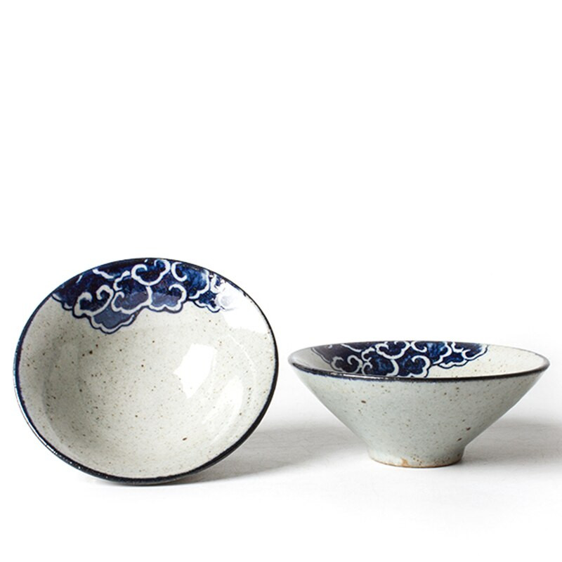 70 ml Vintage, kézzel festett kínai felhőcsészék