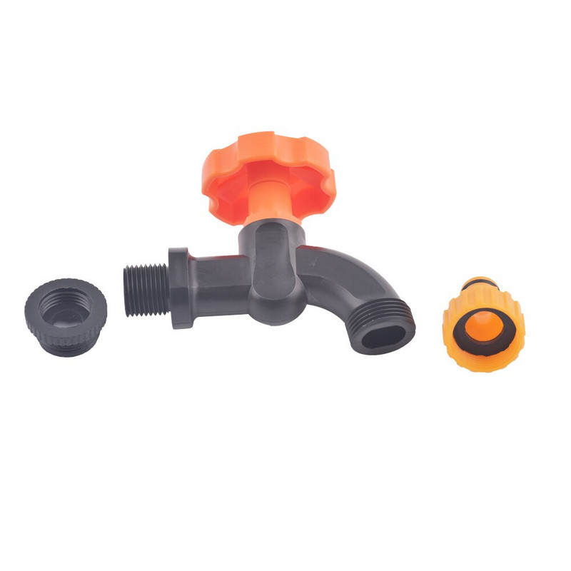 S60x6 rozsdamentes acél menetes víztartály csereszelep IBC víztartály adapter 1/2" 3/4" 1" kerti tömlő leeresztő csatlakozó