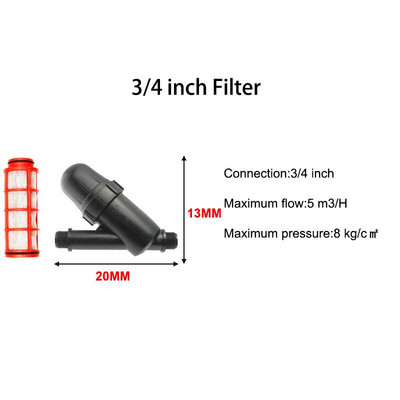 Pulverizator de ecran cu filtru plasă metalică pentru udarea grădinii 3/4/1/1,2/1,5/2 inci 120 ochiuri de grădinărit Filtre de irigare prin picurare Instrumente pentru fântână