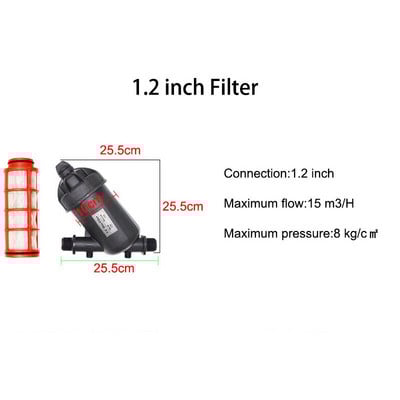 Pulverizator de ecran cu filtru plasă metalică pentru udarea grădinii 3/4/1/1,2/1,5/2 inci 120 ochiuri de grădinărit Filtre de irigare prin picurare Instrumente pentru fântână