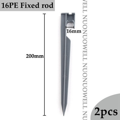 2 komada novih 16 mm LDPE cijevi Priključci za vrtnu vodu Priključci za crijeva Sigurnosne matice Spojevi Mikro sustava za navodnjavanje Kompleti Cijevni priključci