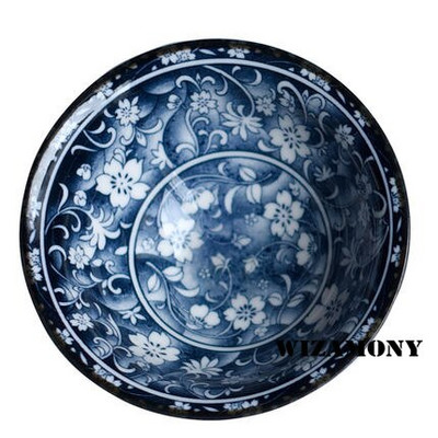 WIZAMONY Drinkware Kínai Kung Fu teáskészlet Teáscsészék Kézzel festett kék-fehér kerámia porcelán puer Oolong teához