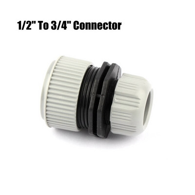 1db Kiváló minőségű 1/2" 3/4" ABS műanyag kerti víztömlő gyorscsatlakozók csaptelep gyors öntözés autómosó cső csőszerelvények
