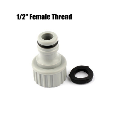 1db Kiváló minőségű 1/2" 3/4" ABS műanyag kerti víztömlő gyorscsatlakozók csaptelep gyors öntözés autómosó cső csőszerelvények