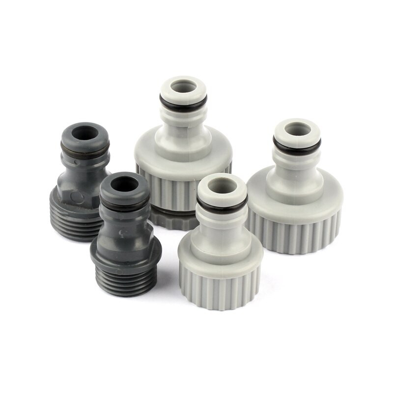 1db Kiváló minőségű 1/2" 3/4" ABS műanyag kerti víztömlő gyorscsatlakozók csaptelep gyors öntözés autómosó cső csőszerelvények