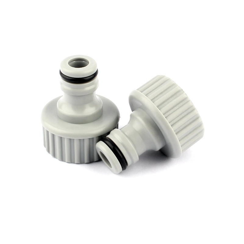 1db Kiváló minőségű 1/2" 3/4" ABS műanyag kerti víztömlő gyorscsatlakozók csaptelep gyors öntözés autómosó cső csőszerelvények