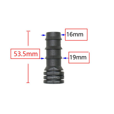 50db 16mm 20mm 25mm PE Pipe Tee könyök Javító végdugó csatlakozók 1/2 3/4" kerti víz csepegtető öntözés vízcső csatlakozó