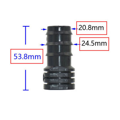 50db 16mm 20mm 25mm PE Pipe Tee könyök Javító végdugó csatlakozók 1/2 3/4" kerti víz csepegtető öntözés vízcső csatlakozó