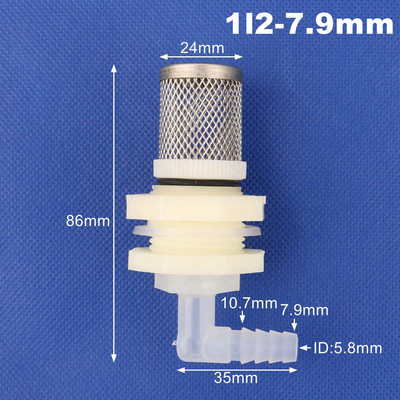 1 bucată din oțel inoxidabil 20 mm pentru rezervor de pește de acvariu îmbinări cote pentru rezervor de apă conectori de drenaj îmbinarea furtunului de irigare a grădinii