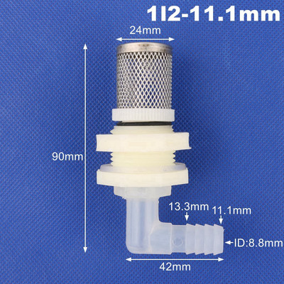 1 bucată din oțel inoxidabil 20 mm pentru rezervor de pește de acvariu îmbinări cote pentru rezervor de apă conectori de drenaj îmbinarea furtunului de irigare a grădinii