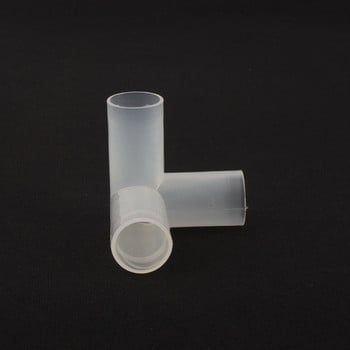 4 τεμ NuoNuoWell Πλαστικό Εσωτερική Διάμετρος 12mm 16mm 20mm 25mm PE Σύνδεσμος Tee Τέσσερα εξαρτήματα προσαρμογέα σωλήνων σύνδεσης ντουλάπας