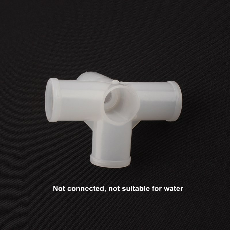 4vnt NuoNuoWell plastikinis vidinis skersmuo 12mm 16mm 20mm 25mm PE trišakis jungtis Keturių penkių krypčių jungties vamzdžių adapterio spintos detalės