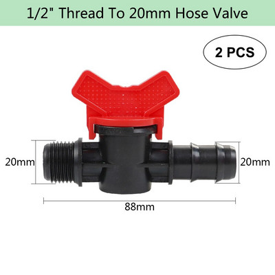 10-30 DB 6 mm - 1/4 hüvelykes mini szelep kerti 4/7 mm-es tömlő szöges vízáramlás kapcsoló vezérlőszelep csepegtető öntözés csepegtető csatlakozó