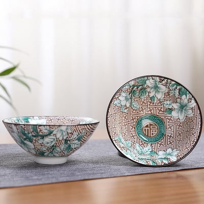 2db kínai kék-fehér porcelán kúpos teáscsésze, kézzel festett kerámia teástál utazási hordozható teáskészlet Kellékek teáscsésze 70 ml