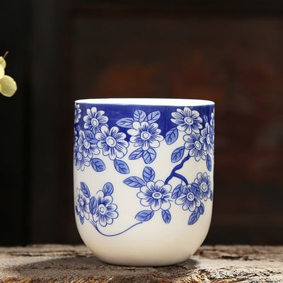 2 buc. ceașcă de ceai din porțelan albastru și alb antic Boutique ceașcă de ceai din ceramică de uz casnic castron mic de ceai accesorii chinezești pentru ceremonie de ceai