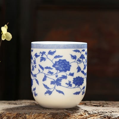 2 buc. ceașcă de ceai din porțelan albastru și alb antic Boutique ceașcă de ceai din ceramică de uz casnic castron mic de ceai accesorii chinezești pentru ceremonie de ceai