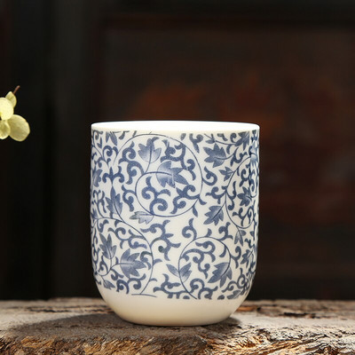 2 buc. ceașcă de ceai din porțelan albastru și alb antic Boutique ceașcă de ceai din ceramică de uz casnic castron mic de ceai accesorii chinezești pentru ceremonie de ceai