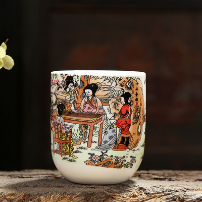 2 buc. ceașcă de ceai din porțelan albastru și alb antic Boutique ceașcă de ceai din ceramică de uz casnic castron mic de ceai accesorii chinezești pentru ceremonie de ceai