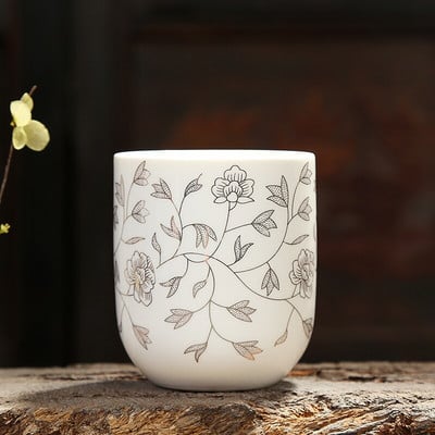 2 buc. ceașcă de ceai din porțelan albastru și alb antic Boutique ceașcă de ceai din ceramică de uz casnic castron mic de ceai accesorii chinezești pentru ceremonie de ceai