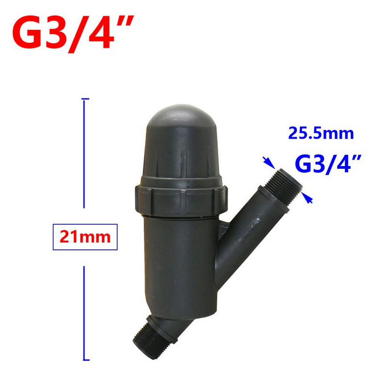 Filtru de irigare cu plasă metalică 3/4 "1" 1,25 "1,5" 2 inci 120 ochiuri Filtru de apă cu plasă Instrument de irigare prin picurare de grădină 1 buc