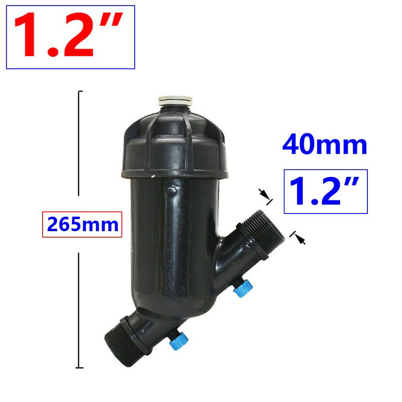 Filtru de irigare cu plasă metalică 3/4 "1" 1,25 "1,5" 2 inci 120 ochiuri Filtru de apă cu plasă Instrument de irigare prin picurare de grădină 1 buc