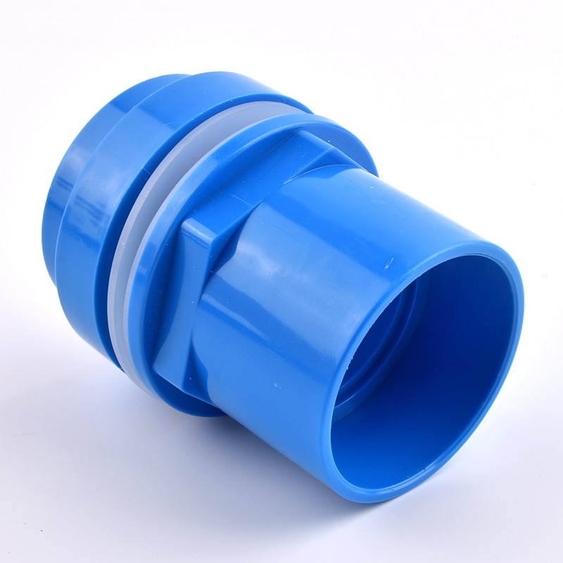 2 ~ 20 buc. ID albastru 20 ~ 50 mm PVC Acvariu Butt Fish Tank Conector de drenare Conector de drenare pentru țeavă UPVC Gros, Adaptor de scurgere a țevii, Racorduri de intrare ieșire