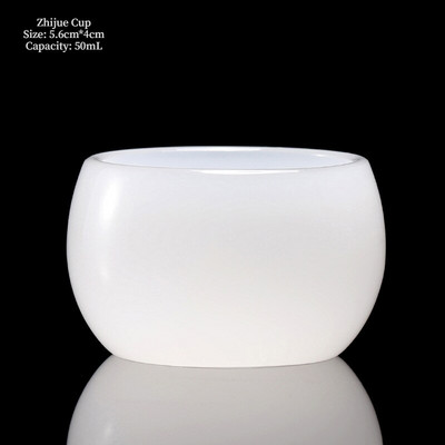 Kinų stiliaus arbatos puodelis Baltas Jade porcelianinis Kung Fu arbatos rinkinys Keraminis stiklo glazūra Asmeninis pritaikytas arbatos puodelis arbatos indas Dovana