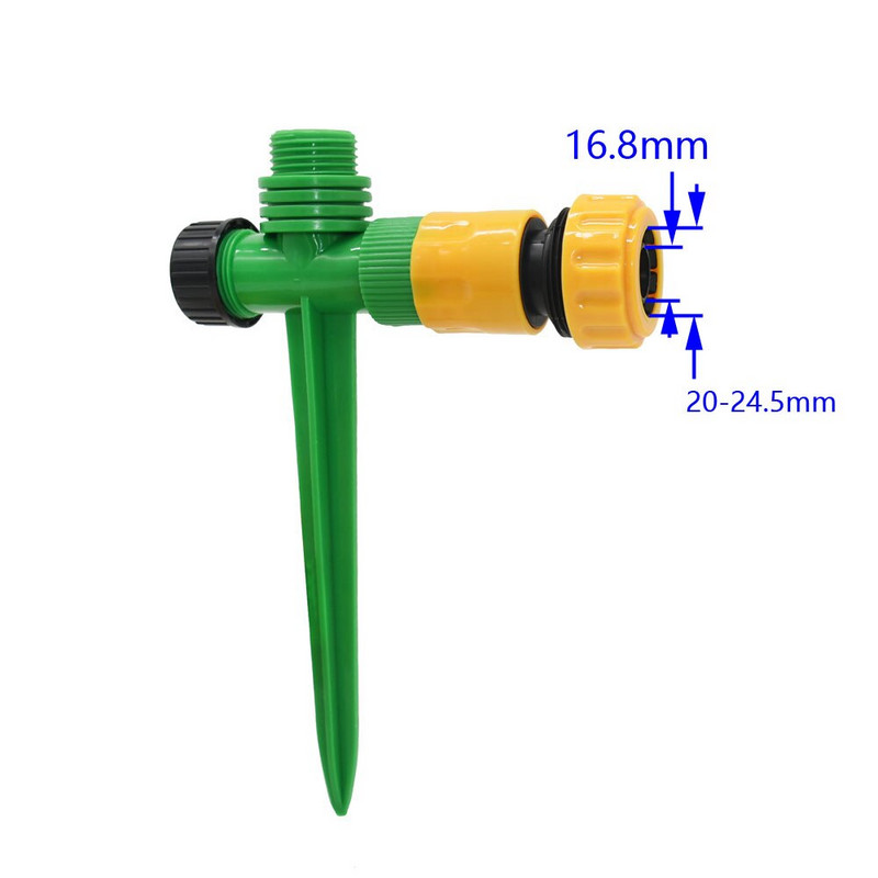Nő 1/2 3/4 dugós sprinkler támasztó fúvóka tartó műanyag tüskés gyorscsatlakozóval 1/2 3/4 tömlővel 1 db
