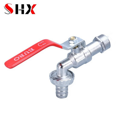 Βρύση Thicken Garden Tap Faucet 1/2`` 3/4`` Metal Snap Fittings BSP Garden Hose Connector Home Outdoor Garden Tools