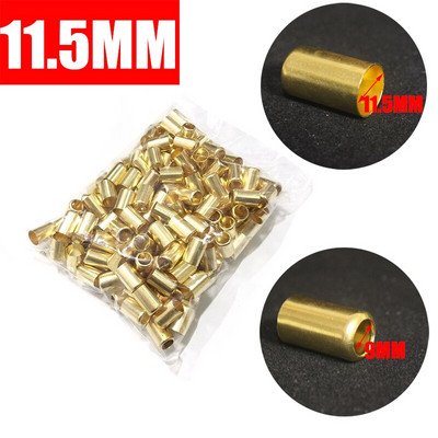 50 db-os csomag sárgaréz préselt hüvelyek permetező tömlő gumicső érvég Réz cső kipufogó csatlakozó 11,5 mm - 16 mm csőcsatlakozó