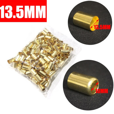 50 db-os csomag sárgaréz préselt hüvelyek permetező tömlő gumicső érvég Réz cső kipufogó csatlakozó 11,5 mm - 16 mm csőcsatlakozó