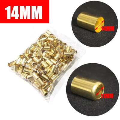 50 db-os csomag sárgaréz préselt hüvelyek permetező tömlő gumicső érvég Réz cső kipufogó csatlakozó 11,5 mm - 16 mm csőcsatlakozó