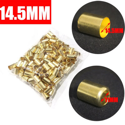 50 db-os csomag sárgaréz préselt hüvelyek permetező tömlő gumicső érvég Réz cső kipufogó csatlakozó 11,5 mm - 16 mm csőcsatlakozó