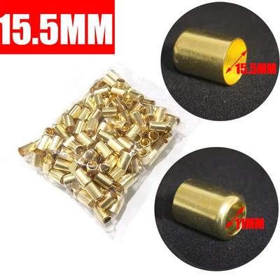 50 db-os csomag sárgaréz préselt hüvelyek permetező tömlő gumicső érvég Réz cső kipufogó csatlakozó 11,5 mm - 16 mm csőcsatlakozó