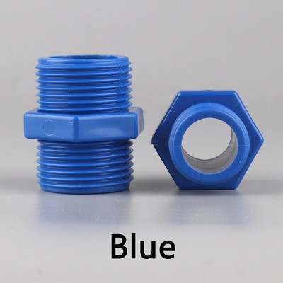 5db PVC csőcsatlakozó 1/2" 3/4" 1" Apa menetes PVC csőcsatlakozó Kerti öntözőcső idomok Vízellátó csövek csatlakozásai