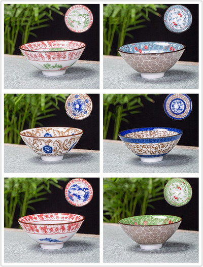 6 db/tétel Kézzel festett kék-fehér porcelán teáscsésze kínai butik kerámia teástál utazási hordozható teáscsésze otthoni teáskészlet