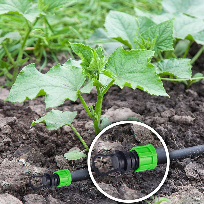 6 db csepegtető öntözőcső végsapka dugója 1/2 hüvelykes univerzális végsapka szerelvény 16-17 mm-es csepegtető szalagos csőpermetező rendszerrel