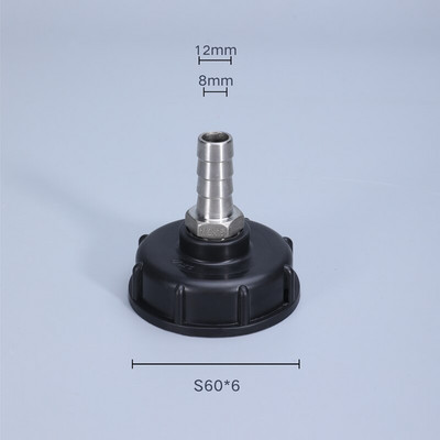 IBC tartályadapter csatlakozó 2" durva menet 3/4" 1" 1,5" 2" rozsdamentes acél tömlő csaptelep szelep szerelvények