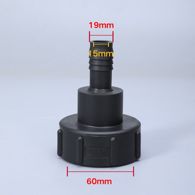 IBC tartályadapter csatlakozó 2" durva menet 3/4" 1" 1,5" 2" rozsdamentes acél tömlő csaptelep szelep szerelvények