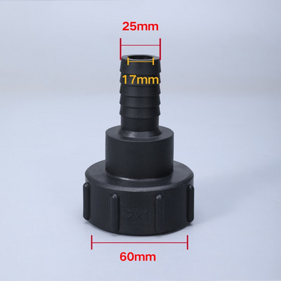 IBC tartályadapter csatlakozó 2" durva menet 3/4" 1" 1,5" 2" rozsdamentes acél tömlő csaptelep szelep szerelvények