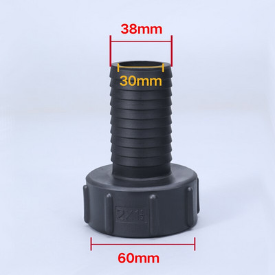 IBC tartályadapter csatlakozó 2" durva menet 3/4" 1" 1,5" 2" rozsdamentes acél tömlő csaptelep szelep szerelvények