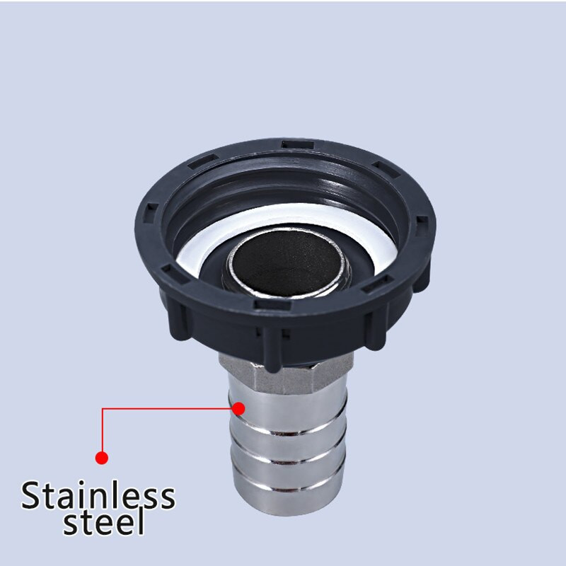 IBC tartályadapter csatlakozó 2" durva menet 3/4" 1" 1,5" 2" rozsdamentes acél tömlő csaptelep szelep szerelvények