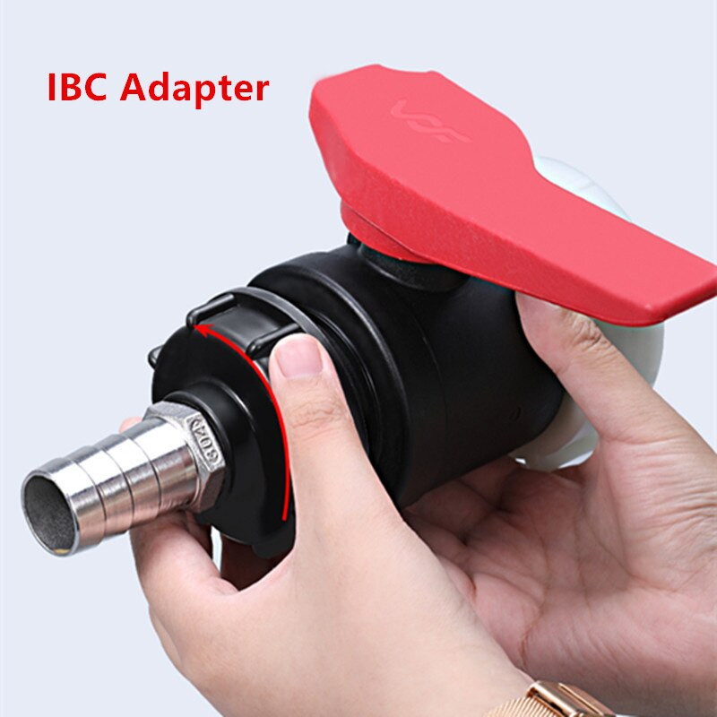 IBC tartályadapter csatlakozó 2" durva menet 3/4" 1" 1,5" 2" rozsdamentes acél tömlő csaptelep szelep szerelvények