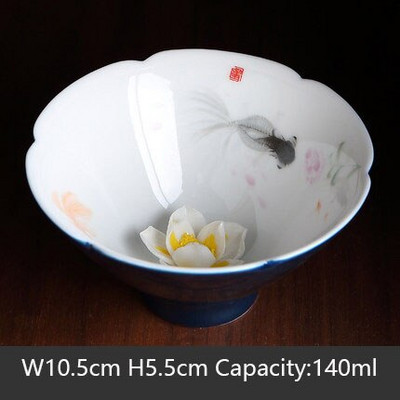 140 ml Creative Chinese Tea Ceremony Teaware Italware Office Master Cup Kínai teáscsészék Ajándékok