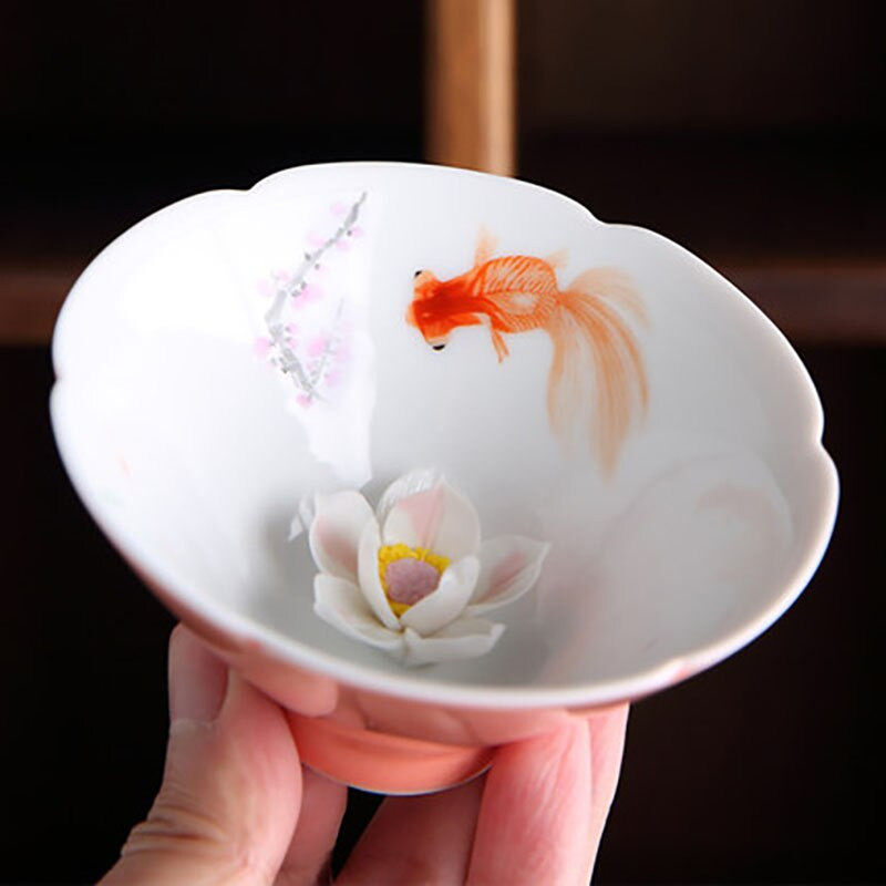 140 ml Creative Chinese Tea Ceremony Teaware Italware Office Master Cup Kínai teáscsészék Ajándékok