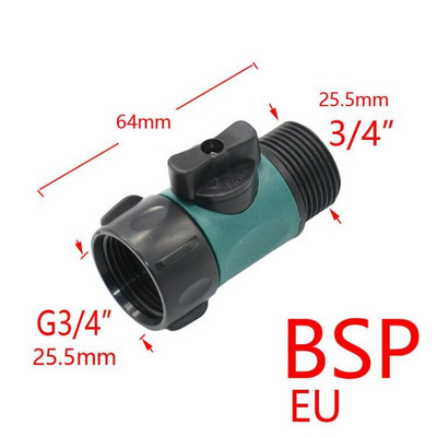 Kerti 5/8" mellbimbó gyorscsatlakozó vízszelep Kerti csap autómosó vízpisztoly csatlakozó 3/4" öntözőtömlő szerelvények 1 db